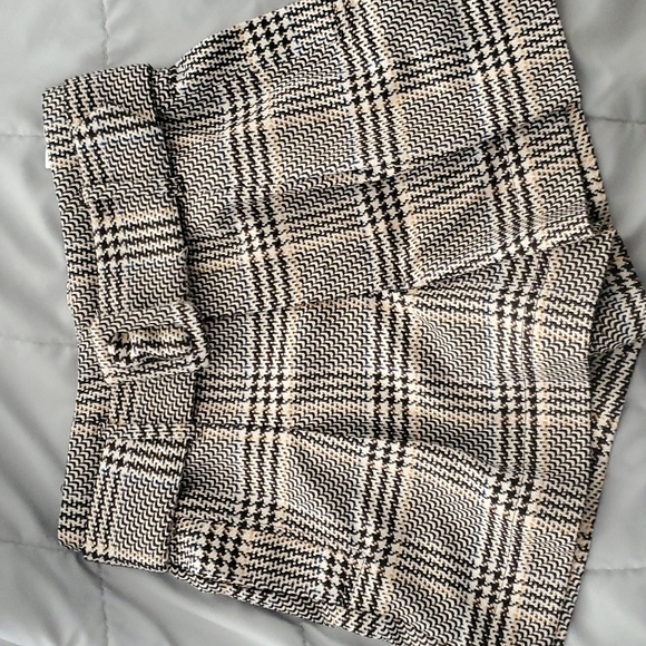 Zara Plaid Dress Shorts Size XS Vintage Zara - Picture 1 of 5
